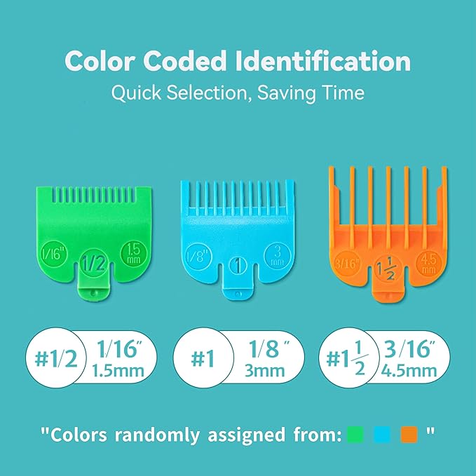 Clipper Guards Set – Compatible with Most Wahl Clippers - Image 3