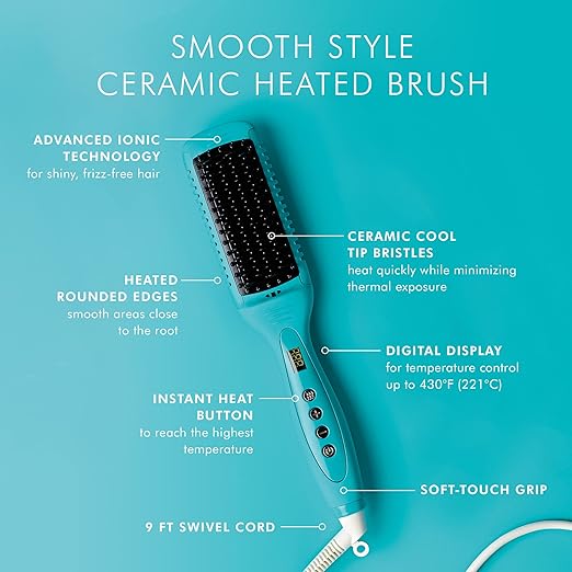 Smooth Style Ceramic Heated Brush - Image 3